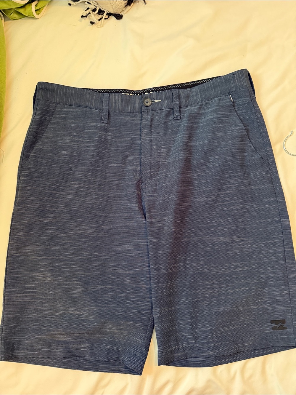 Billabong Blue Heathered Hybrid Shorts - 34